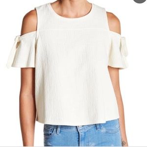 Madewell cold-shoulder top